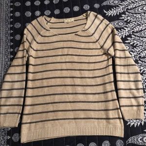 Pink rose XL stripped knit sweater